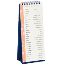 Load image into Gallery viewer, Birthday Calendar Spiral Memo Pad