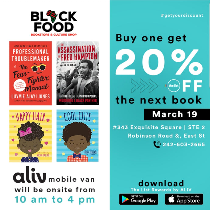 Pop-Up with Black Food Bookstore and ALIV this Saturday!