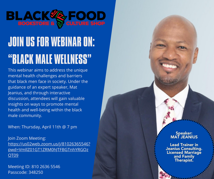 Join us for a Webinar: Black Male Wellness