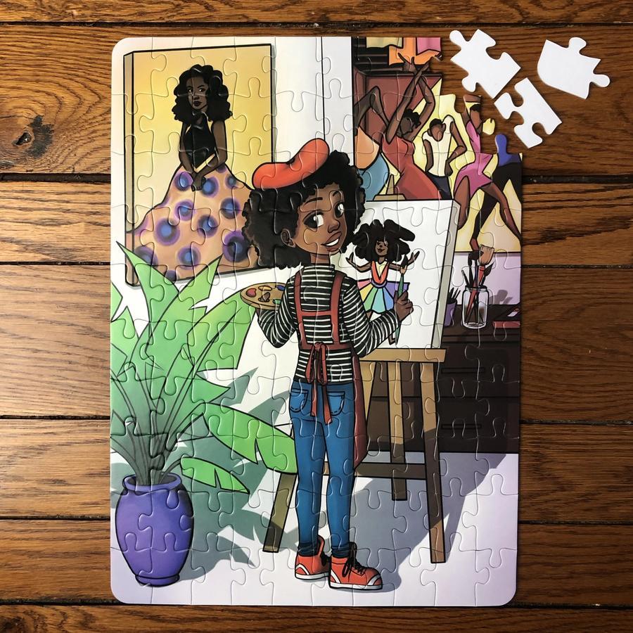 Future Artist Puzzle w/200 pieces