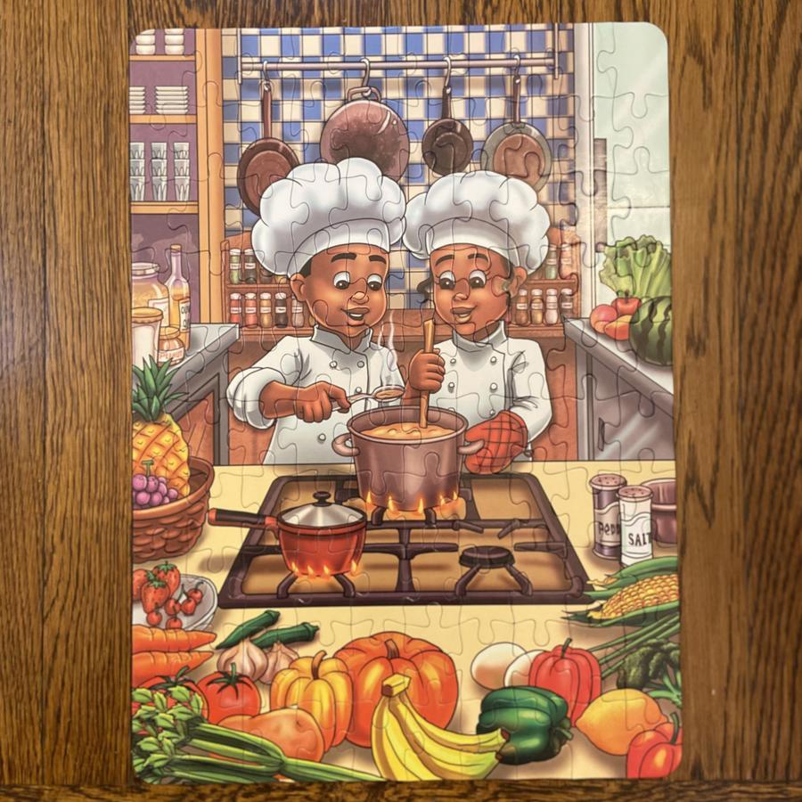 Future Chef Puzzle w/200 pieces