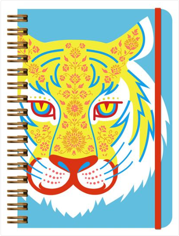 Smiling Tiger Spiral Notebook